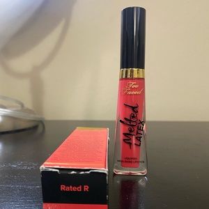Too Faced Melted Latex lipstick “Rated R”